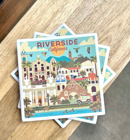 Riverside, California - Geometric Coaster